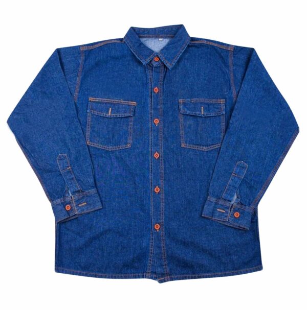 Camisaco Denim manga larga