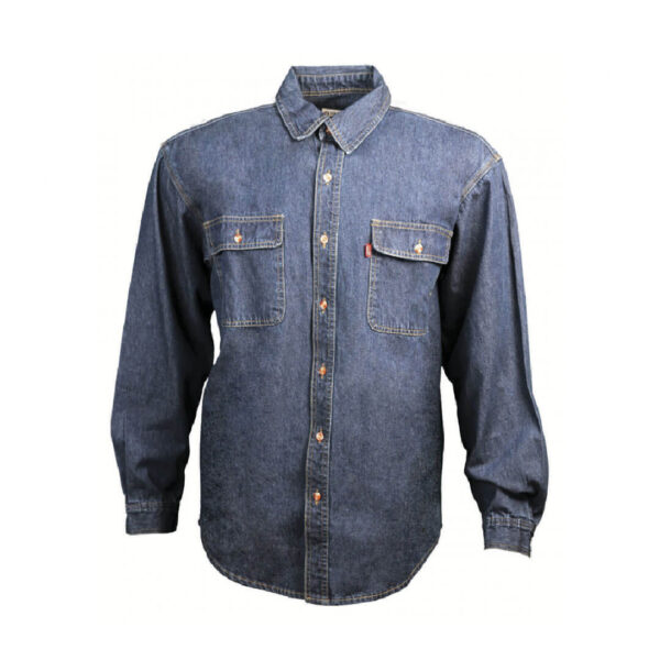 Camisaco Denim manga larga